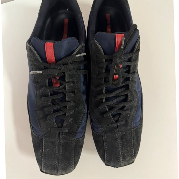Vintage Prada sport Luna Rossa nylon mens sneakers  Size 8,5 - Picture 2 of 7
